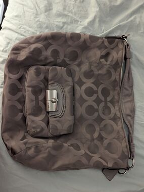 Coach Signature Hobo Bag in Mauve